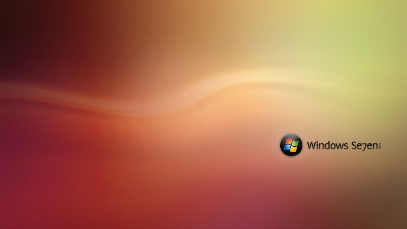 Official version Windows7 wallpaper #5 - 1366x768