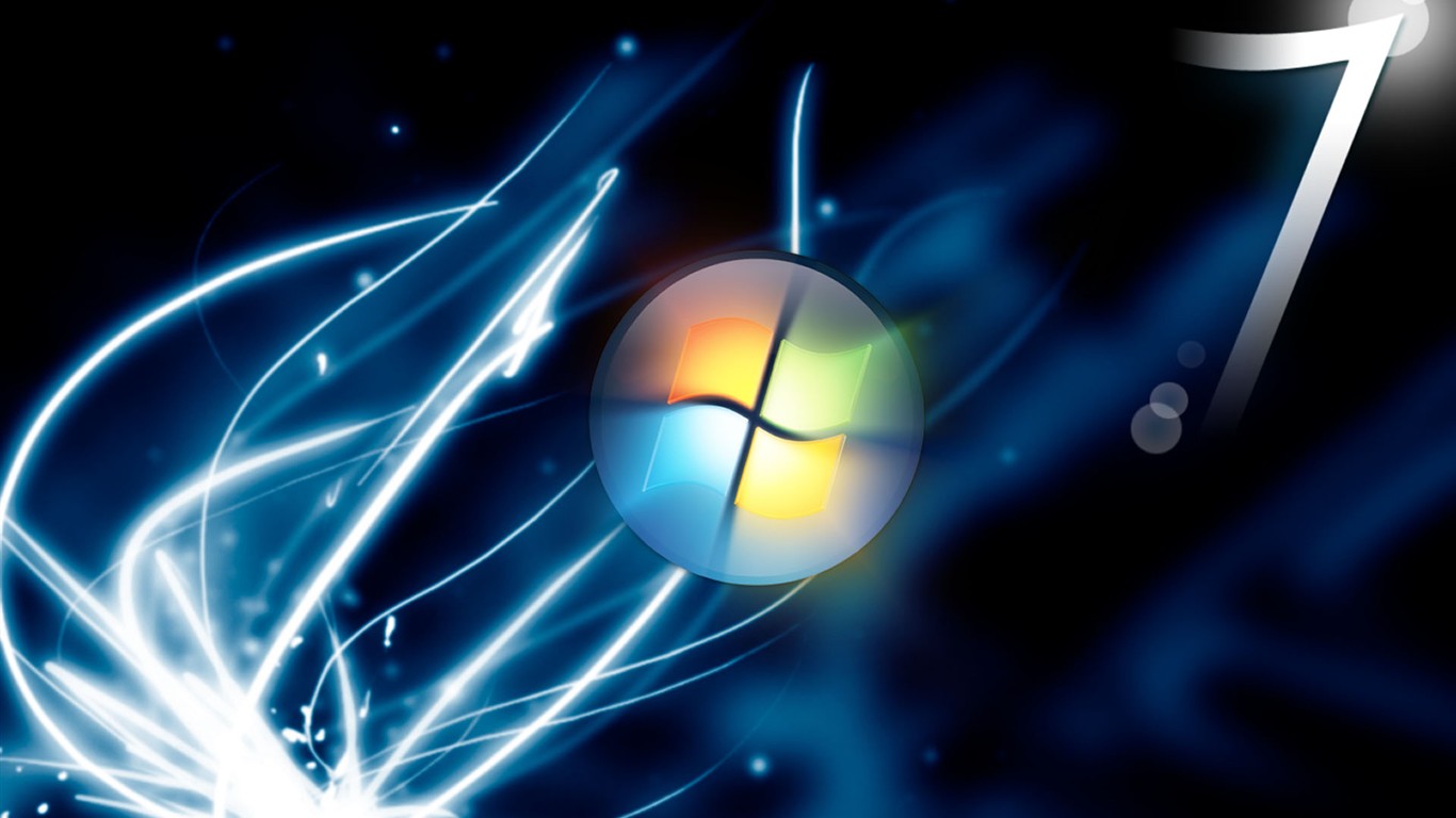 公式バージョンWindows7の壁紙 #19 - 1366x768