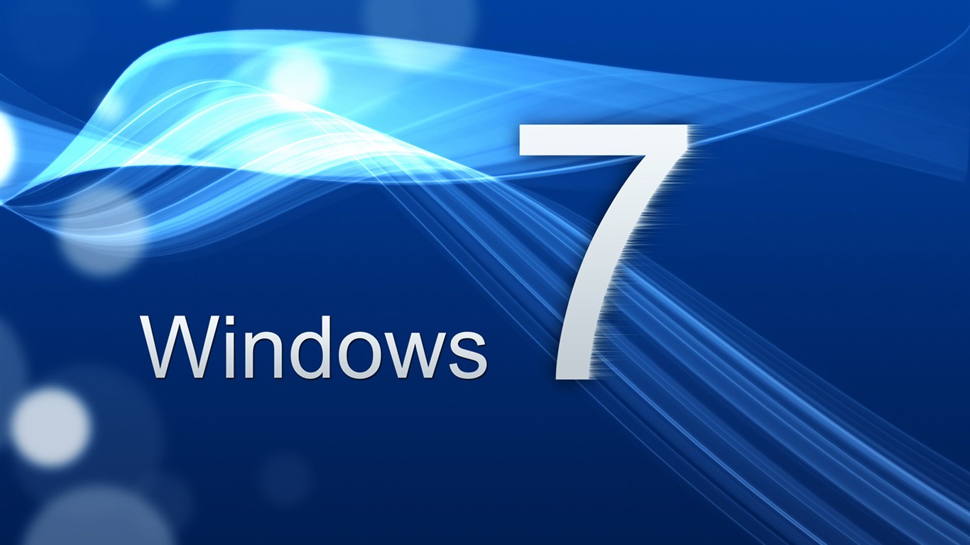 Version officielle Windows7 Fond d'écran #23 - 1366x768