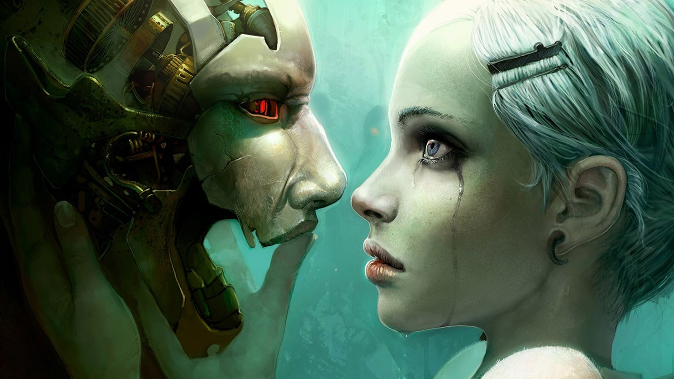 奇幻女性CG插畫壁紙 #28 - 1366x768