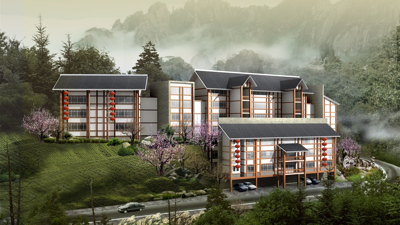 Vliv krajiny na plochu HD architektury #7 - 1366x768
