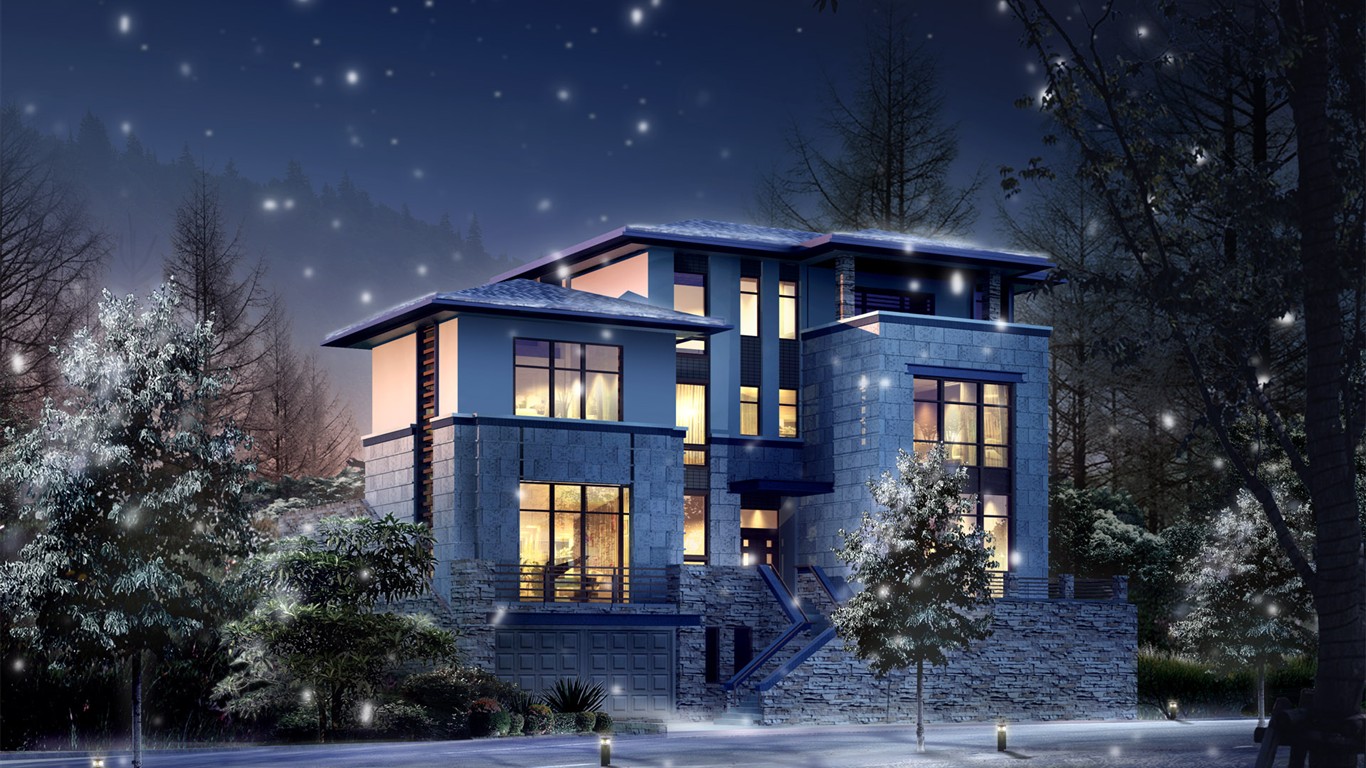 Vliv krajiny na plochu HD architektury #19 - 1366x768