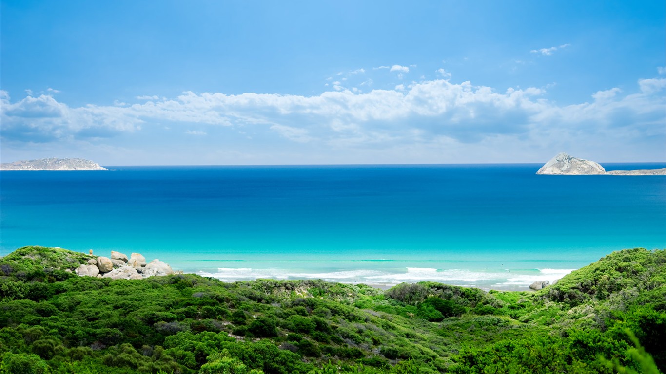 Le paysage balnéaire d'écran HD #40 - 1366x768