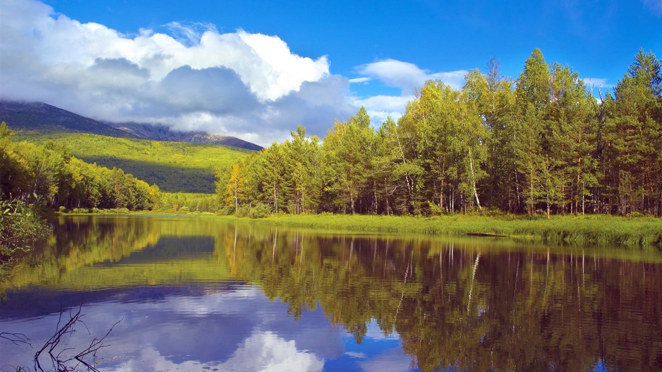 시베리아의 아름다운 자연 풍경 #9 - 1366x768
