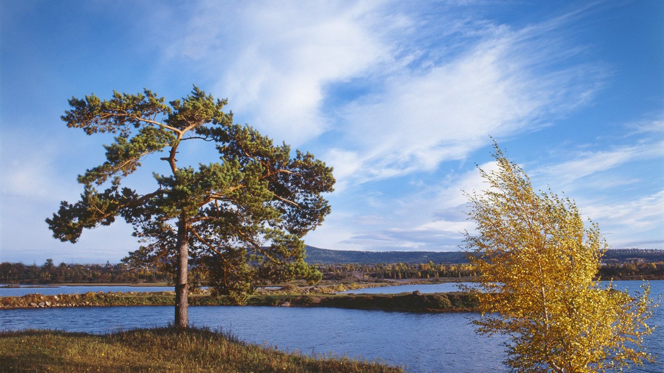 Un beau paysage naturel en Sibérie #13 - 1366x768