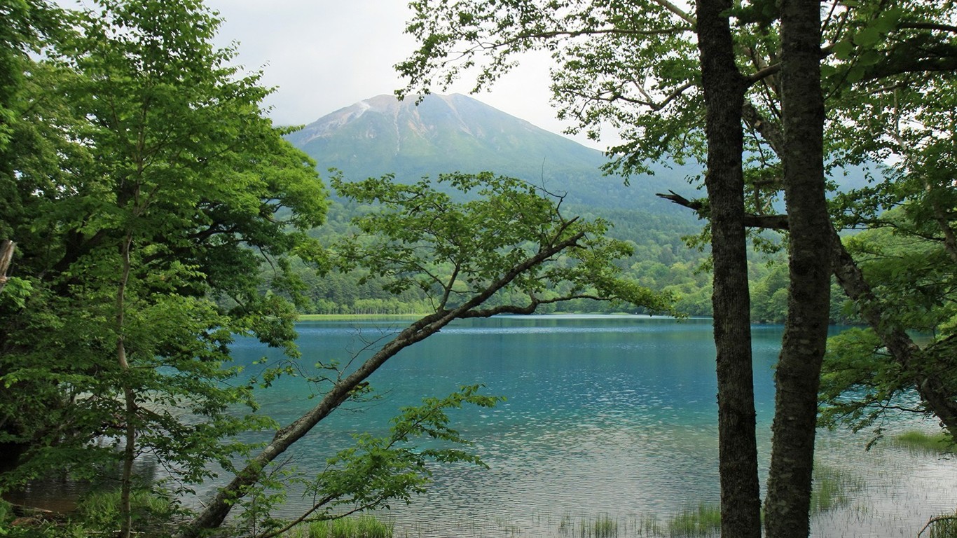 夏日北海道郊外风景9 - 1366x768
