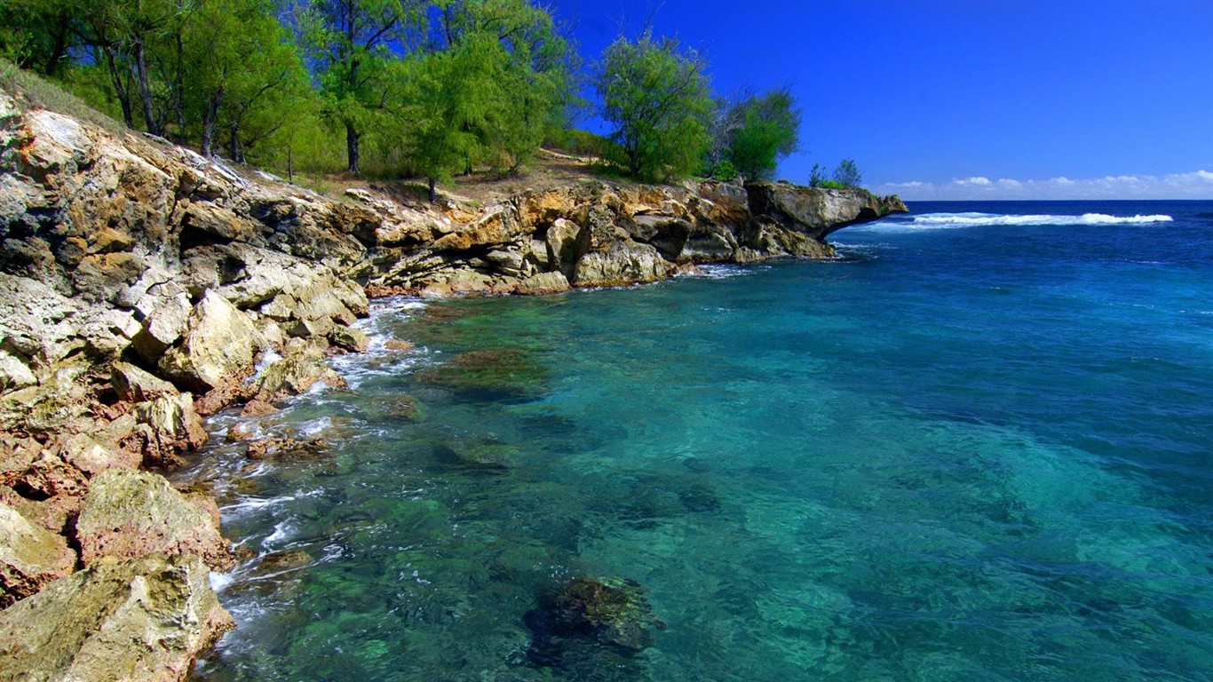 夏威夷海滨风光12 - 1366x768