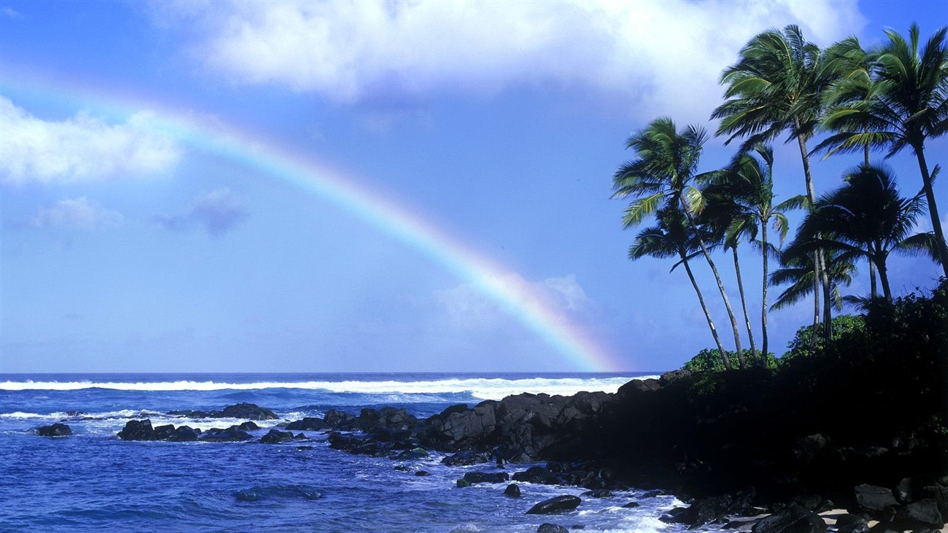 夏威夷海滨风光14 - 1366x768