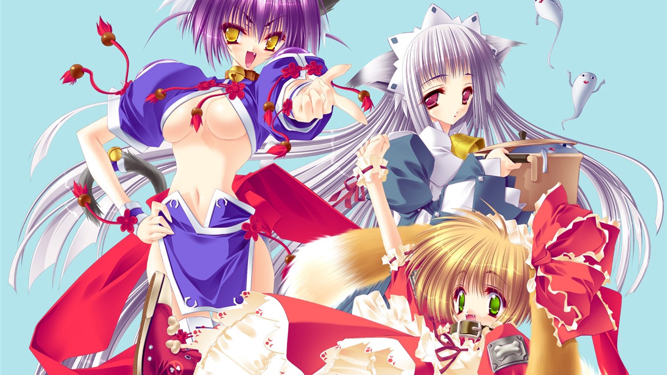 櫻舞華圖可愛MM(二) #16 - 1366x768