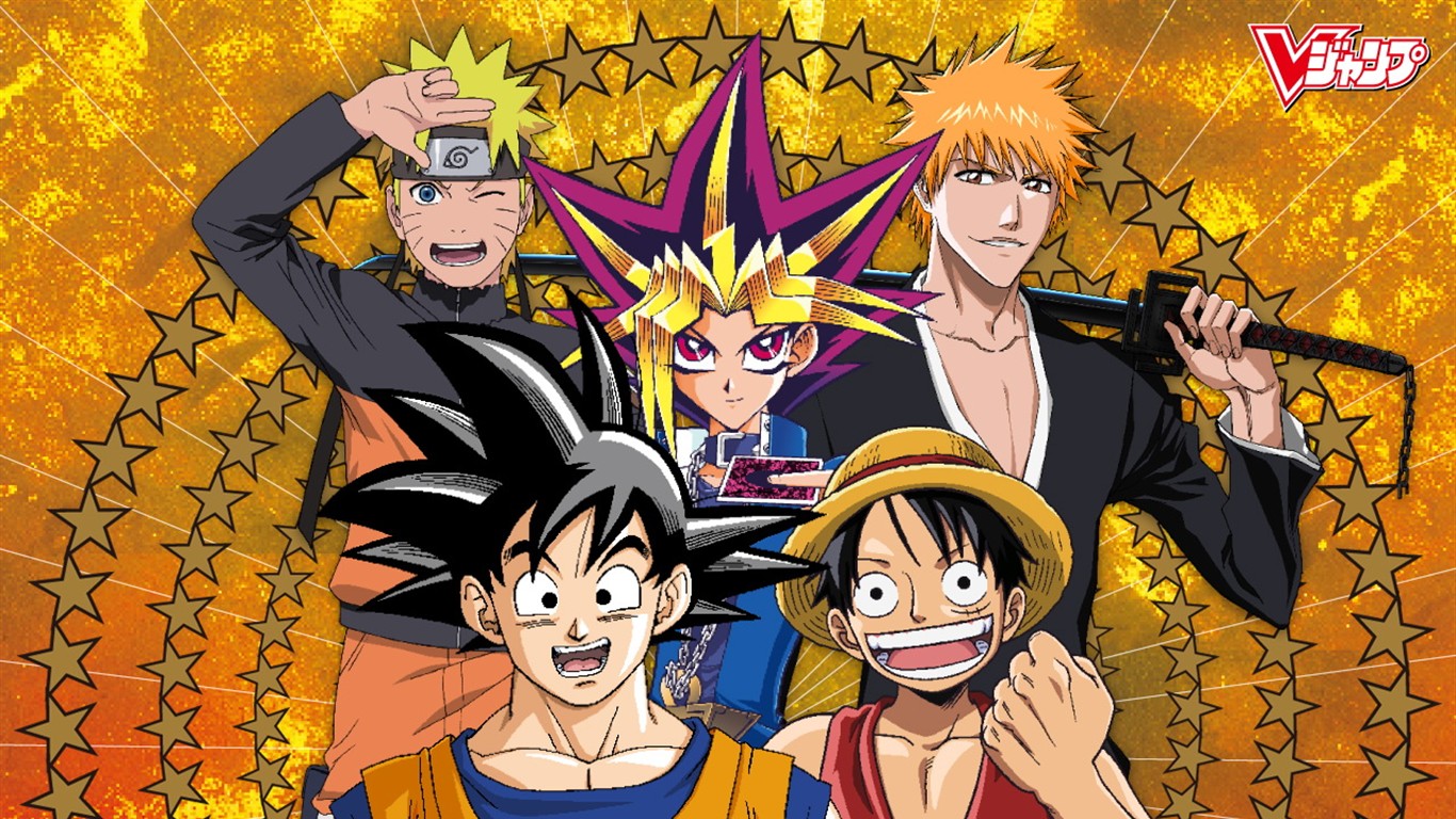 Vjump 漫畫社壁紙 #15 - 1366x768