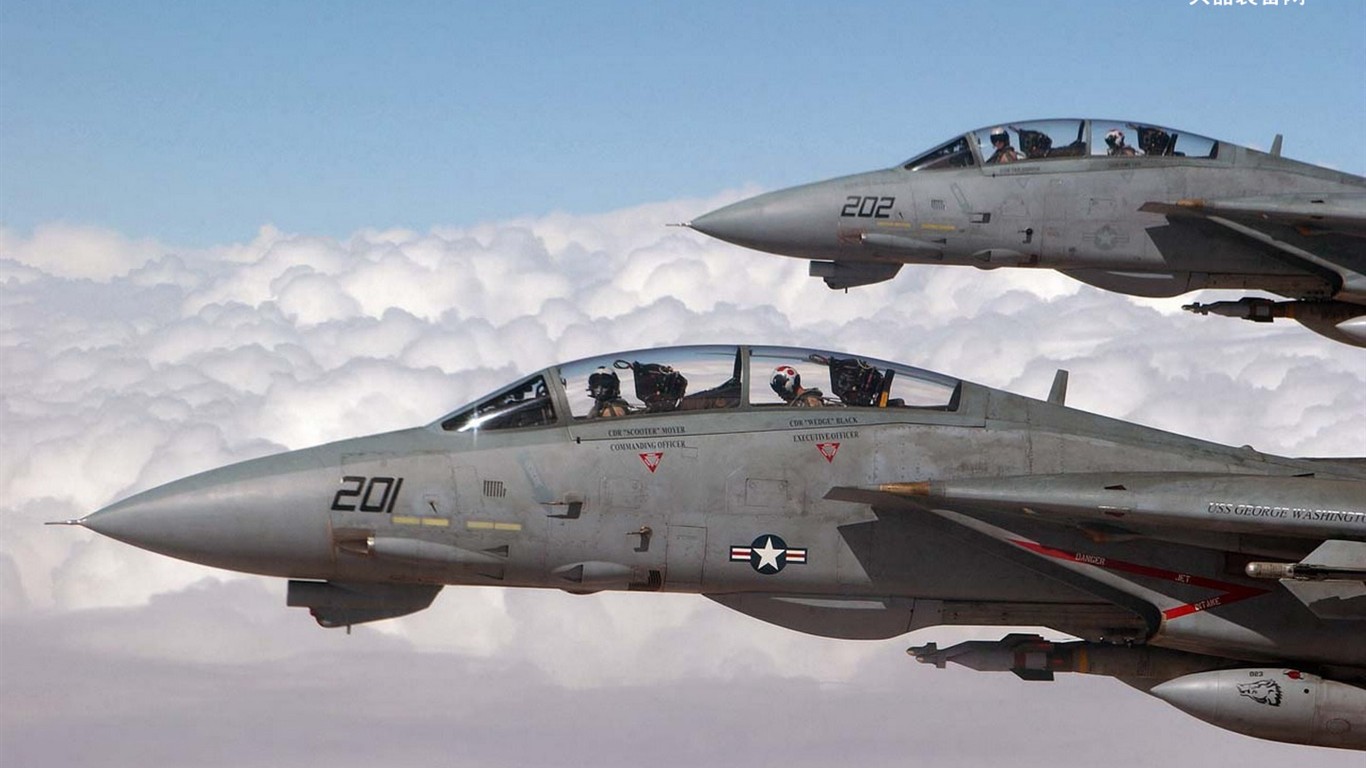 Estados Unidos Armada de combate F14 Tomcat #13 - 1366x768