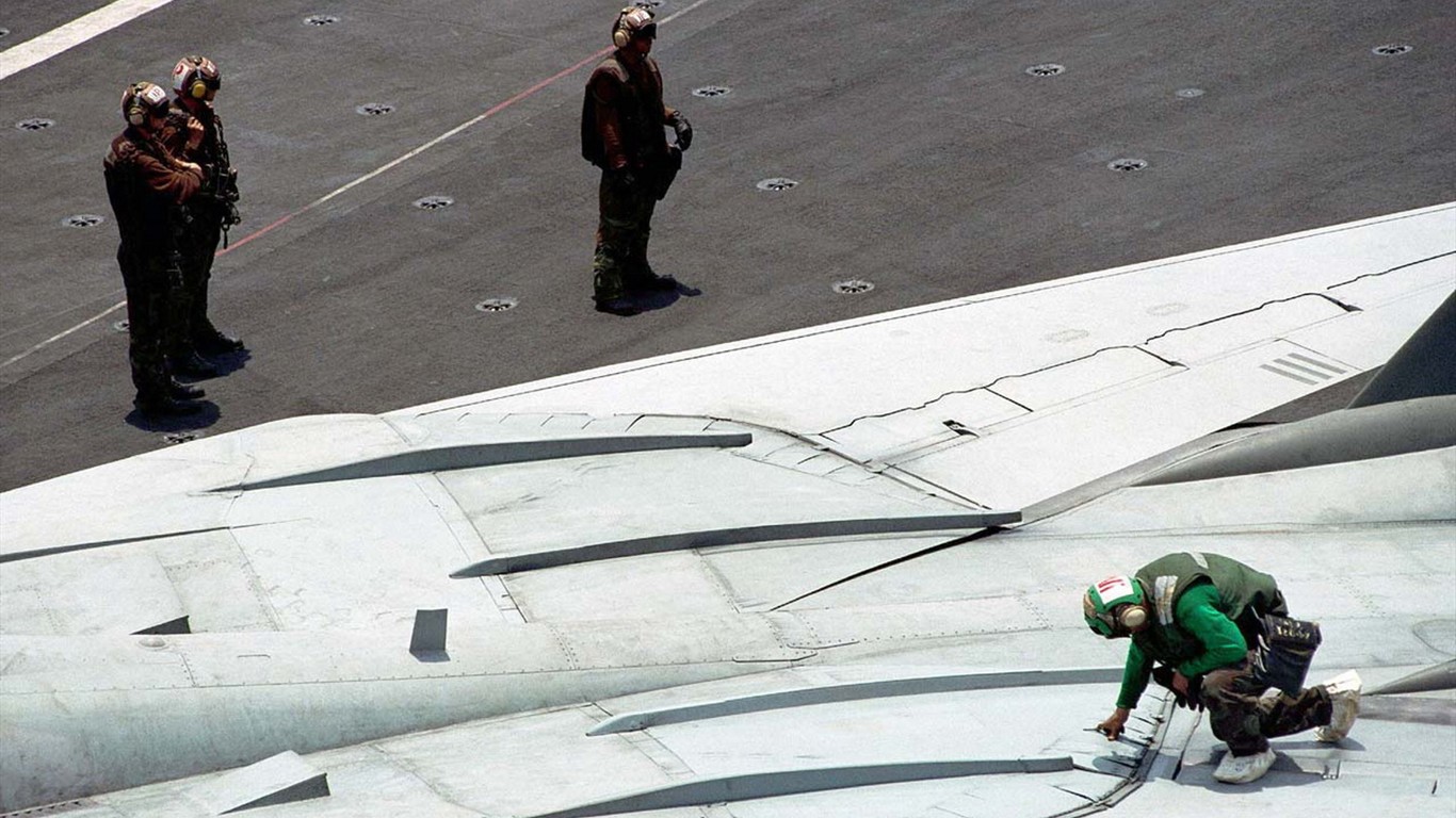 ВМС США истребителя F14 Tomcat #40 - 1366x768