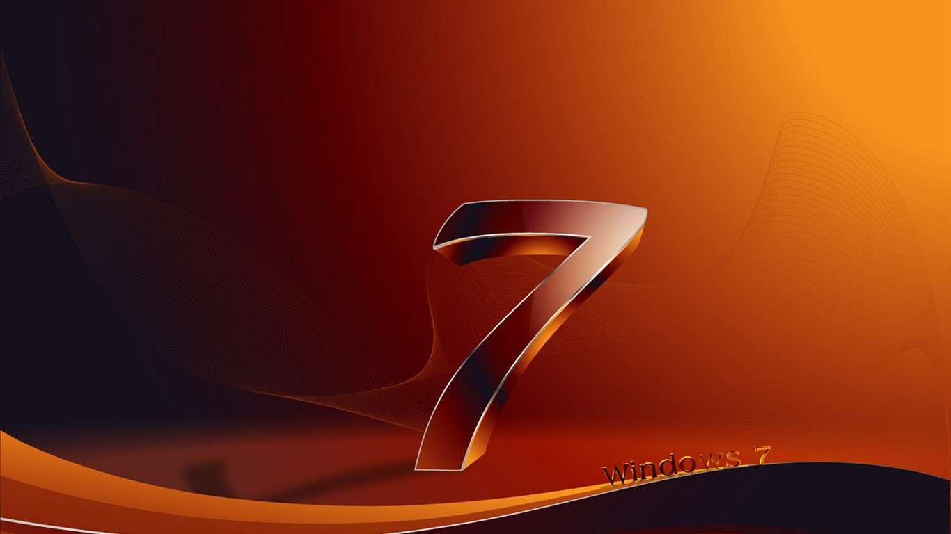 Windows7 téma tapetu (1) #20 - 1366x768