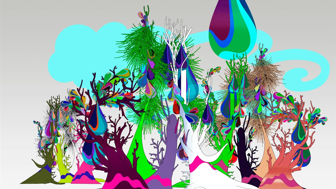 Windows7 系統自帶壁紙 #20 - 1366x768