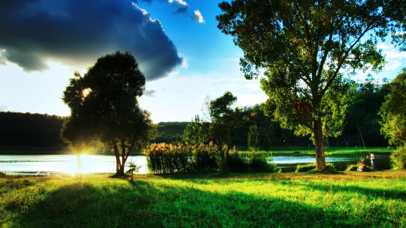 Rendering Landschaft HD Wallpapers #25 - 1366x768