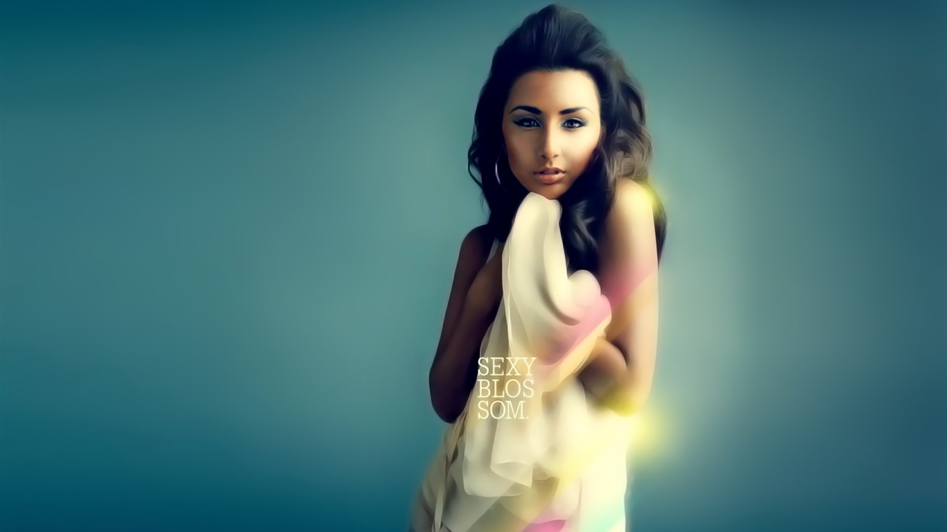 Pretty Beauty美女壁紙 #5 - 1366x768