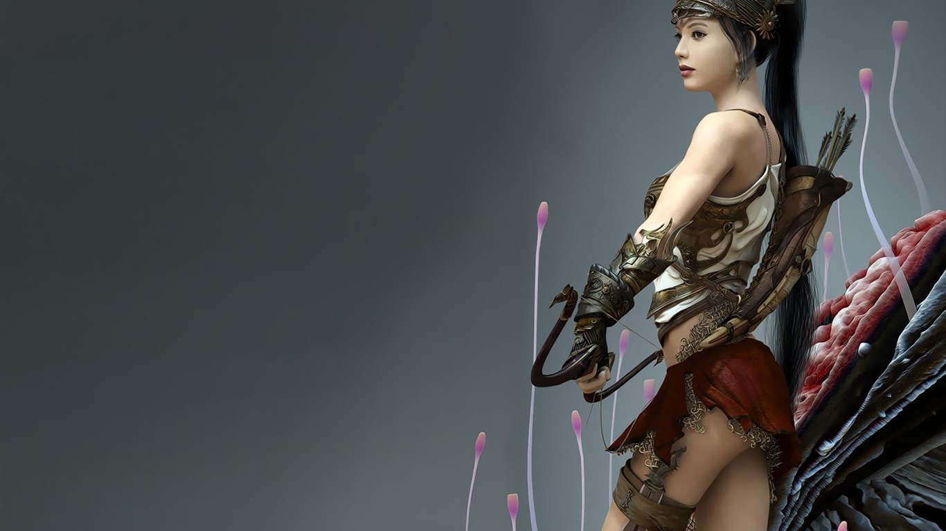 Pretty Beauty美女壁紙 #10 - 1366x768