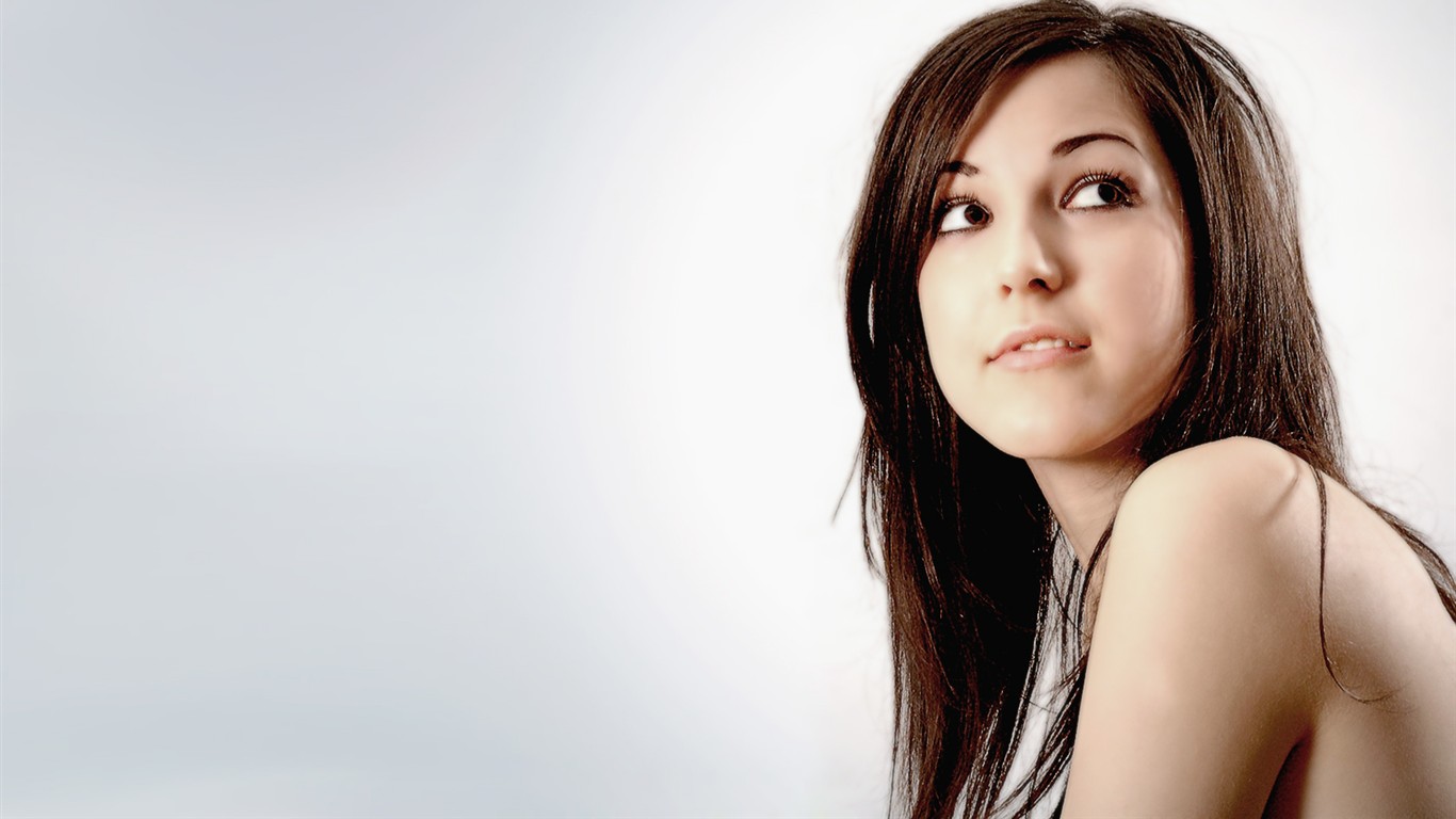 Pretty Beauty美女壁紙 #14 - 1366x768