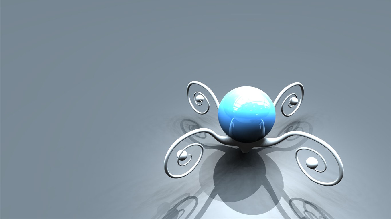 3D design tapetu (3) #14 - 1366x768