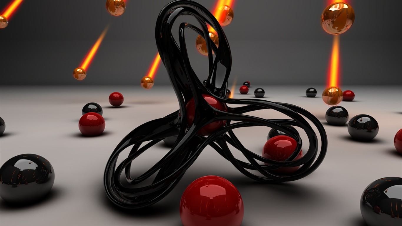 3D立體設計壁紙(三) #20 - 1366x768