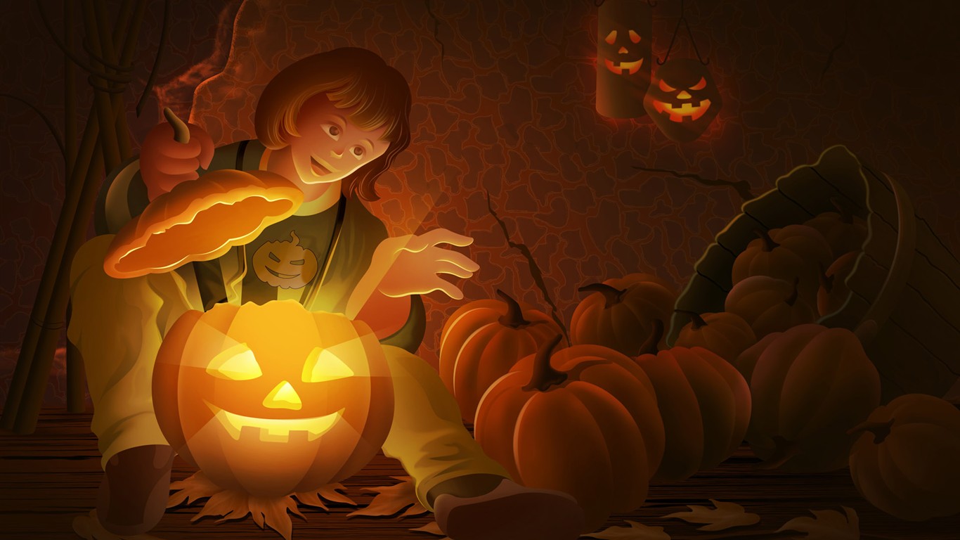 Halloween Wallpaper Album #3 - 1366x768