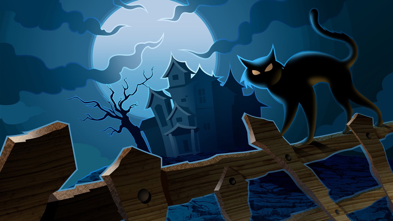 Halloween Wallpaper Album #13 - 1366x768