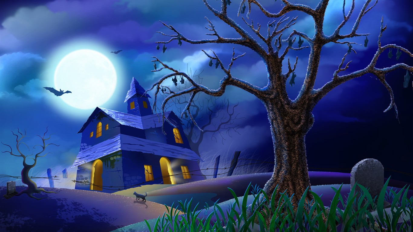 Halloween Wallpaper Album #16 - 1366x768