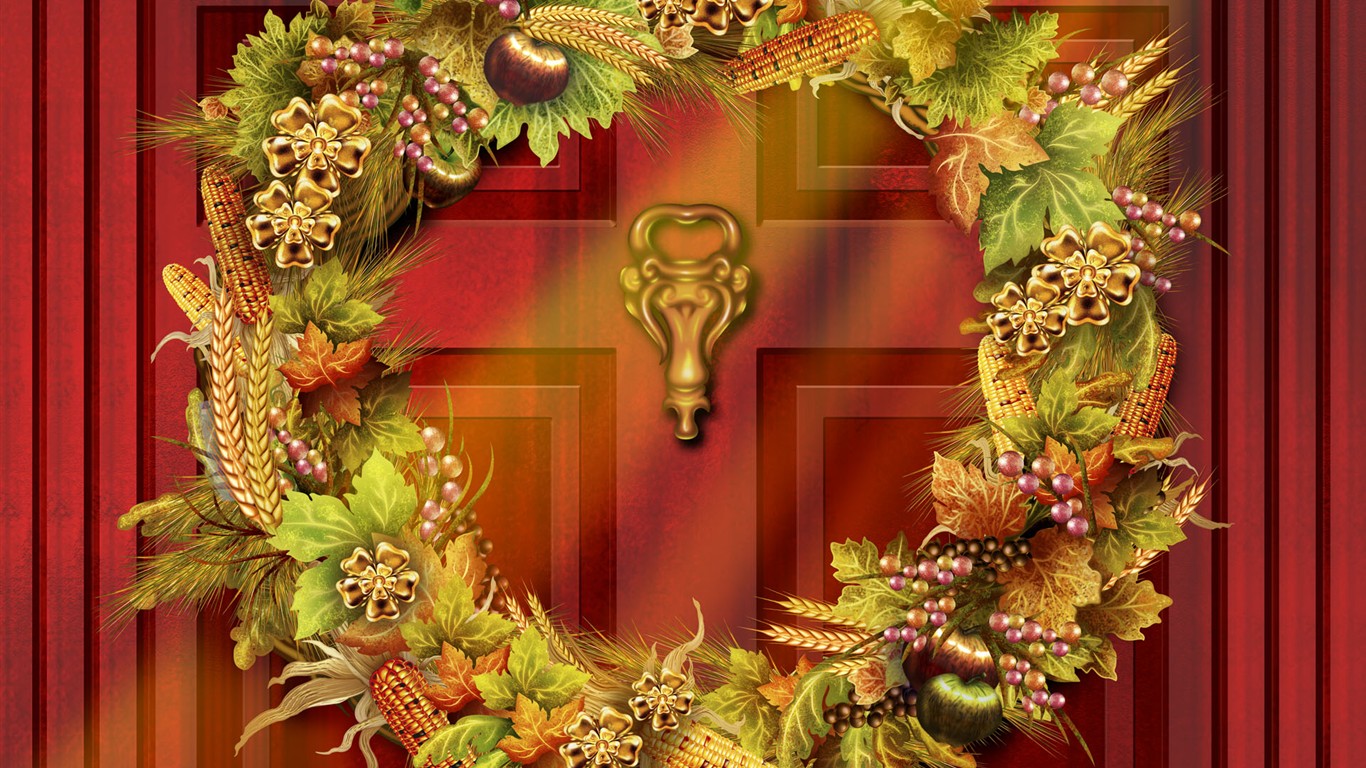 díkůvzdání téma wallpaper #15 - 1366x768