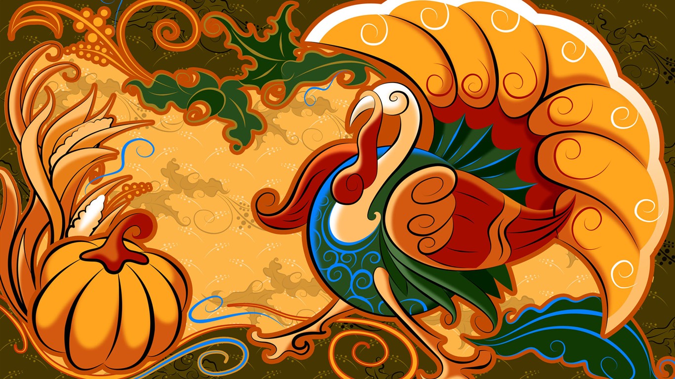díkůvzdání téma wallpaper #20 - 1366x768
