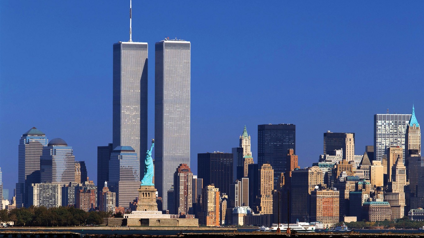 911 Památník Twin Towers wallpaper #1 - 1366x768