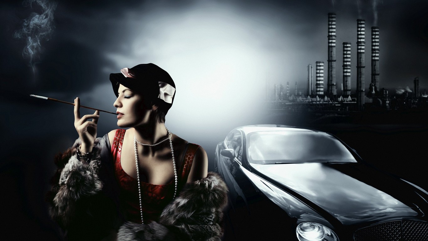 modelek Tapety #11 - 1366x768