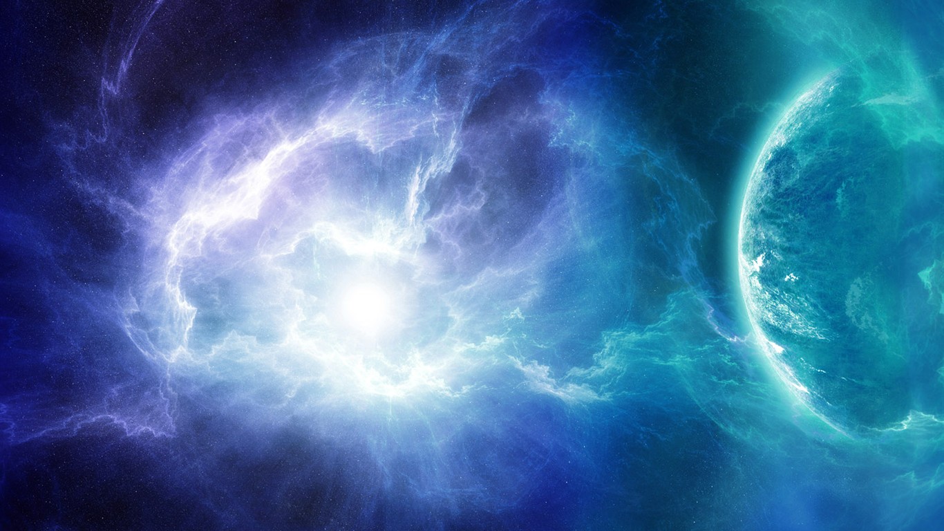 Space landscape wallpaper album (1) #12 - 1366x768