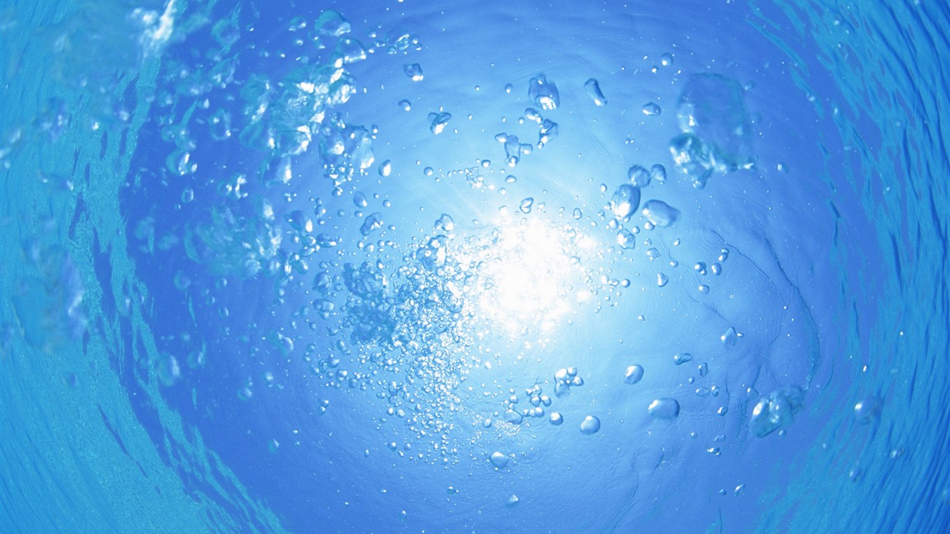 モルディブの水と青空 #15 - 1366x768