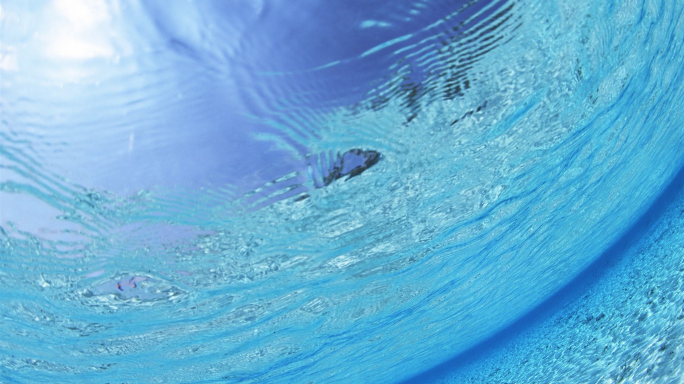 モルディブの水と青空 #17 - 1366x768