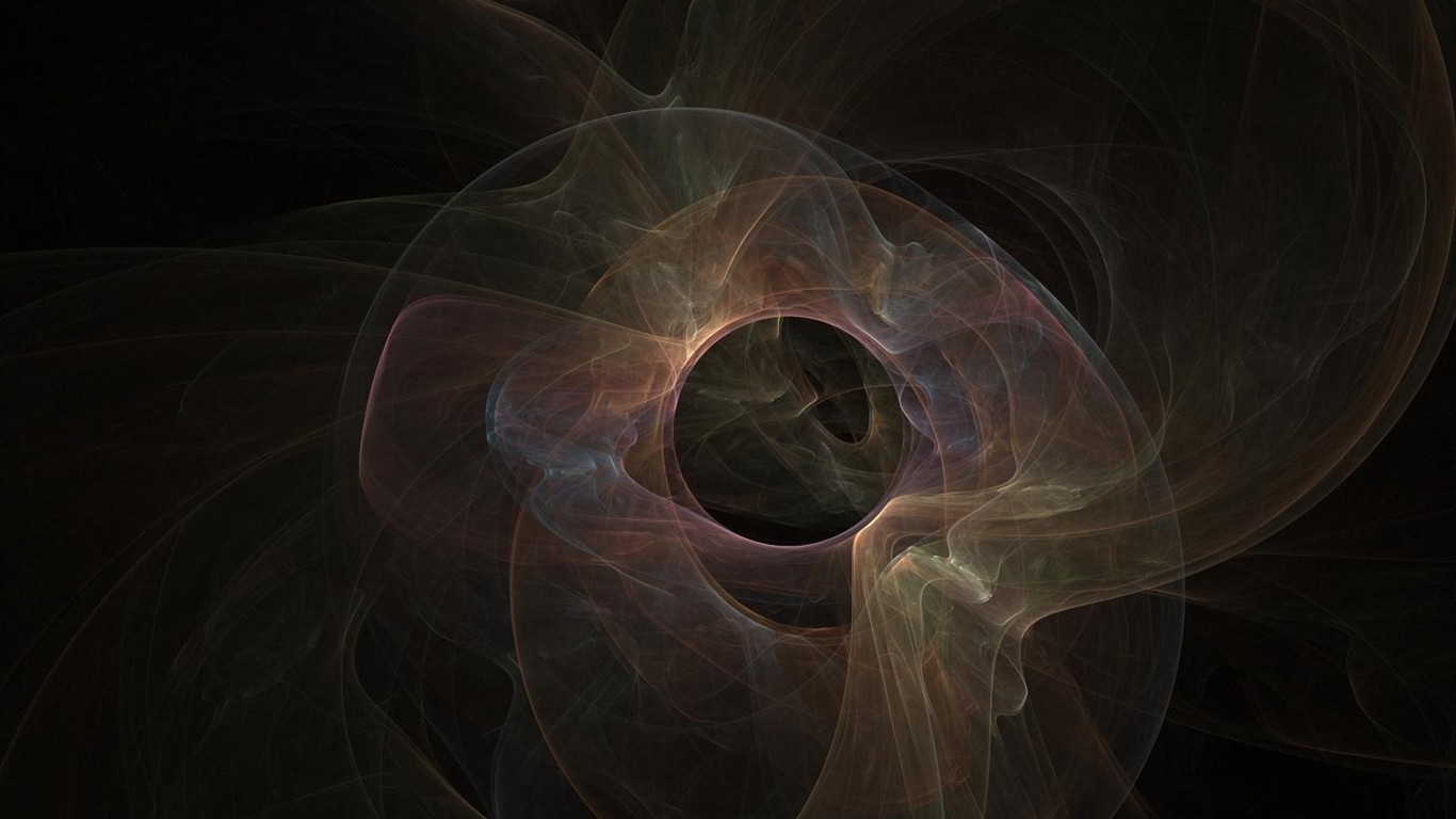 非主流黑色主題壁紙 #20 - 1366x768