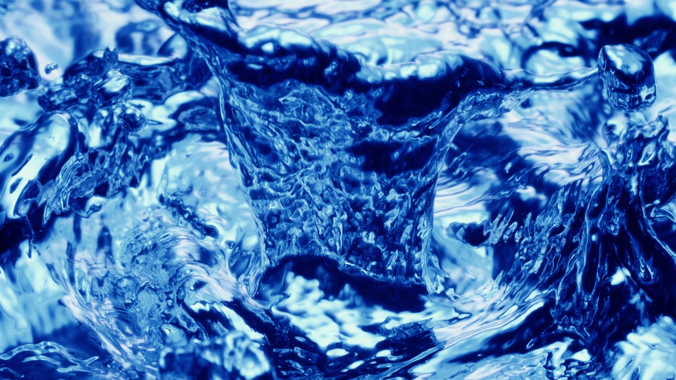 水的韻律壁紙專輯 #24 - 1366x768