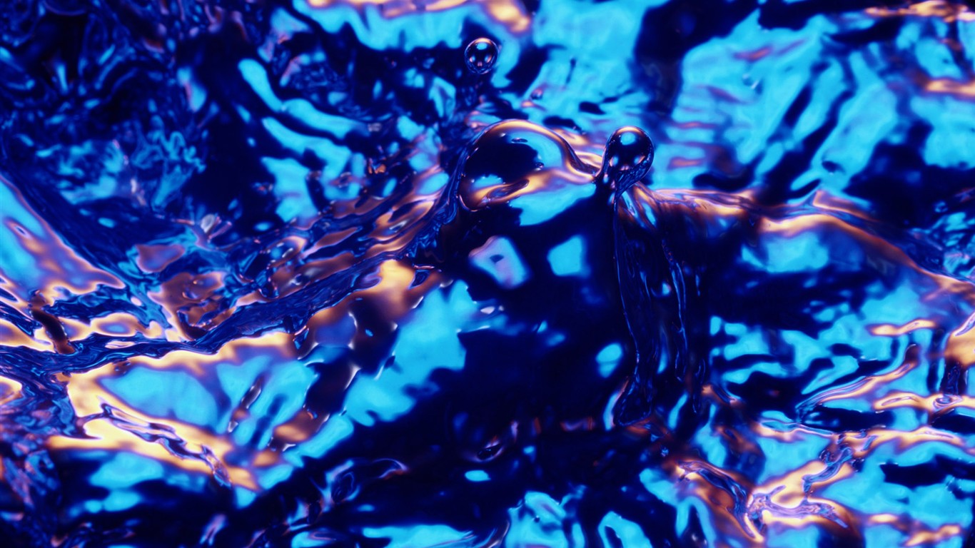 水的韻律壁紙專輯 #38 - 1366x768