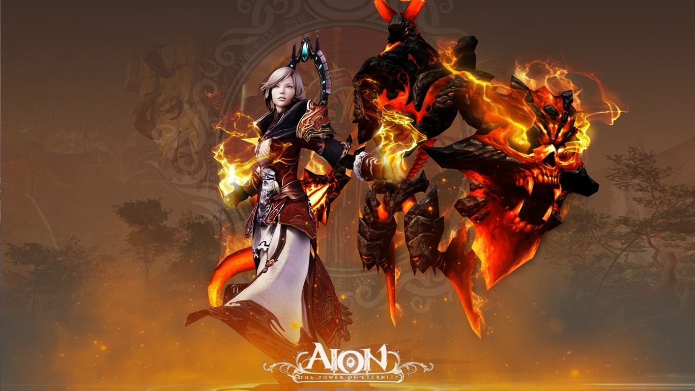 Aion modelos HD fondos de pantalla de juegos #11 - 1366x768