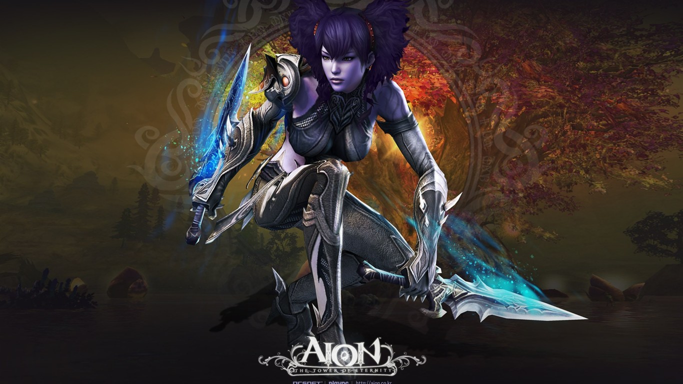 Aion fonds d'écran de modélisation de jeu HD #18 - 1366x768