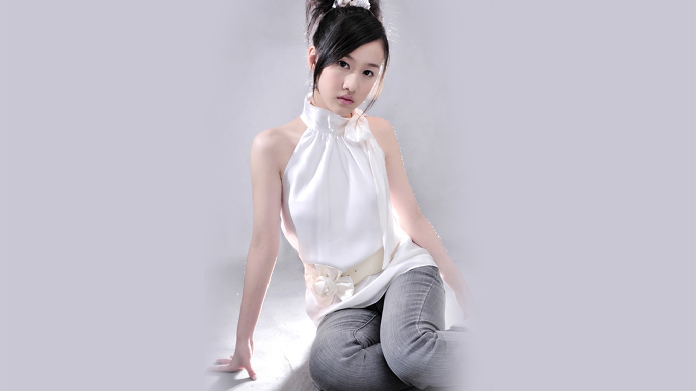 Liu Mei-haltige Tapeten Happy Girl #17 - 1366x768