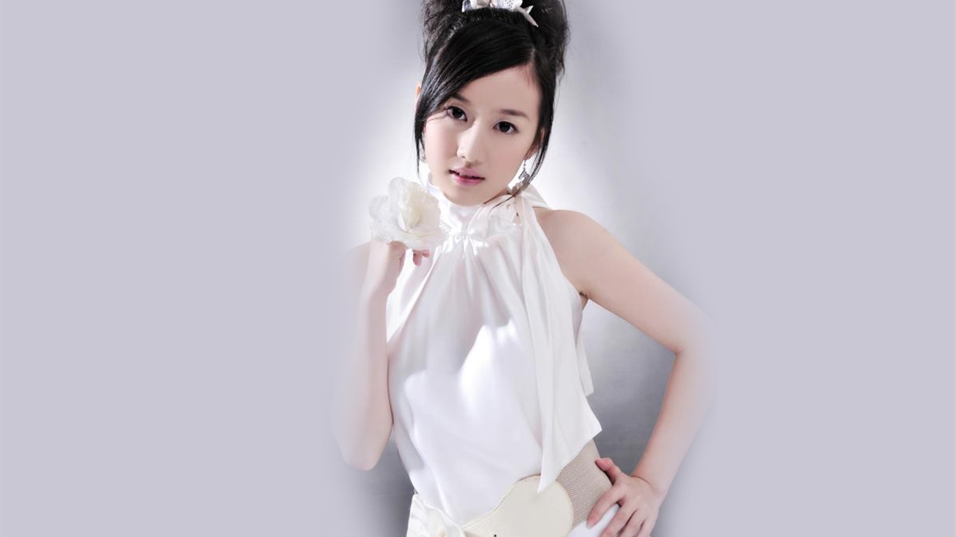 Liu Mei-que contiene fondos de escritorio de Happy Girl #19 - 1366x768