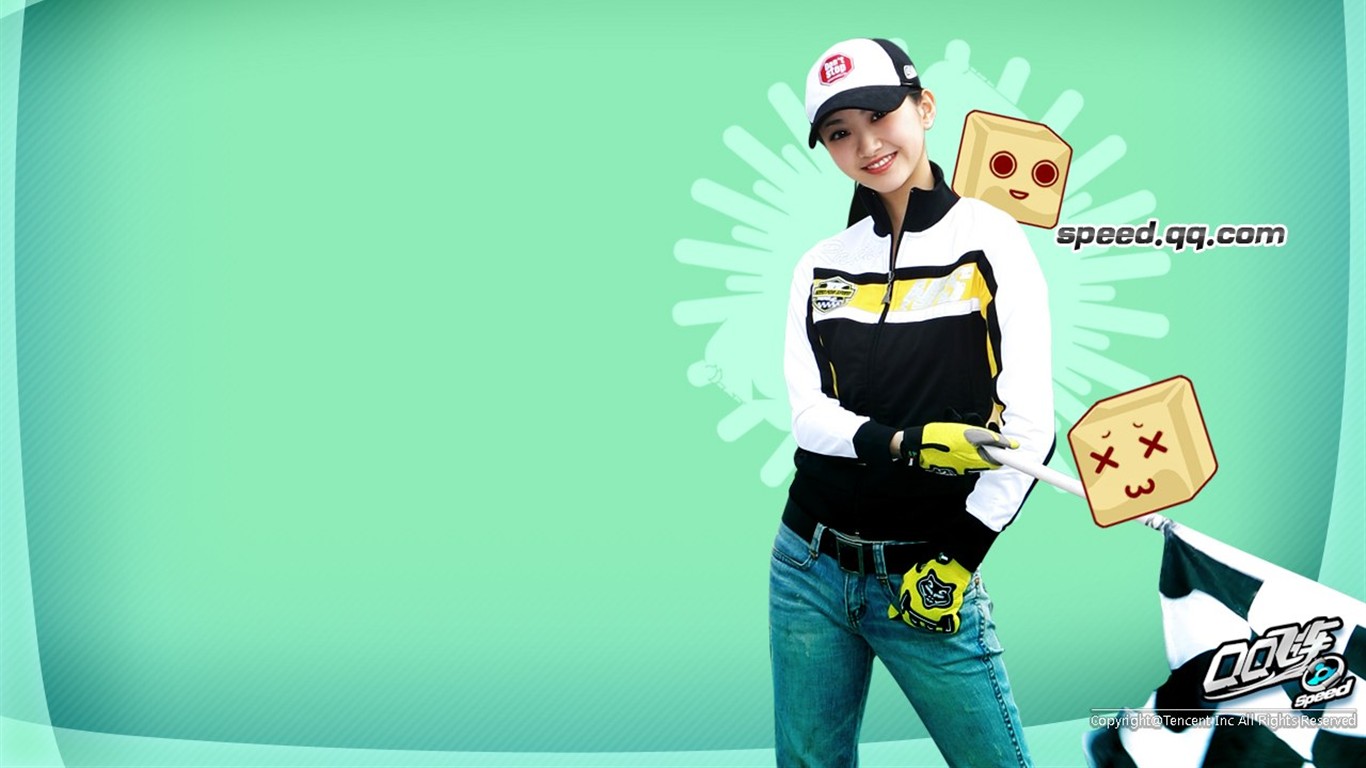 QQ Speed Official Wallpapers Album #12 - 1366x768
