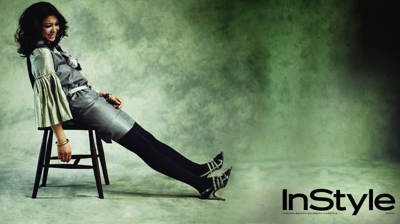South Korea Instyle Cover Model #38 - 1366x768