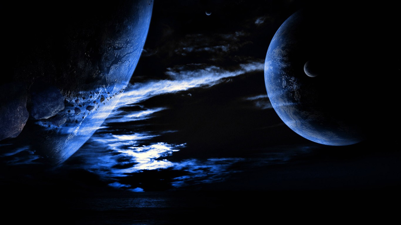 Space landscape wallpaper album (2) #11 - 1366x768