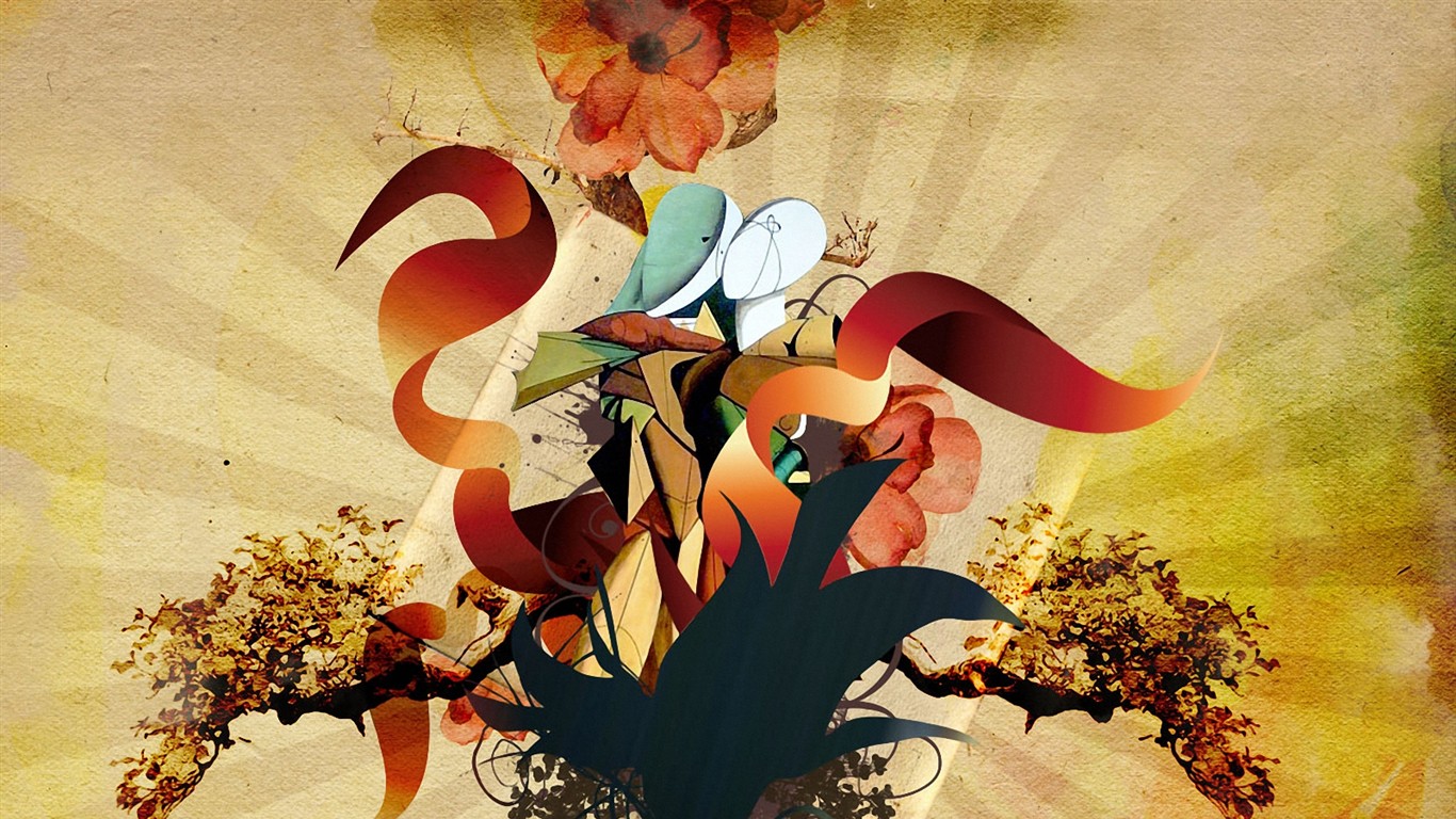 非主流設計壁紙(二) #6 - 1366x768