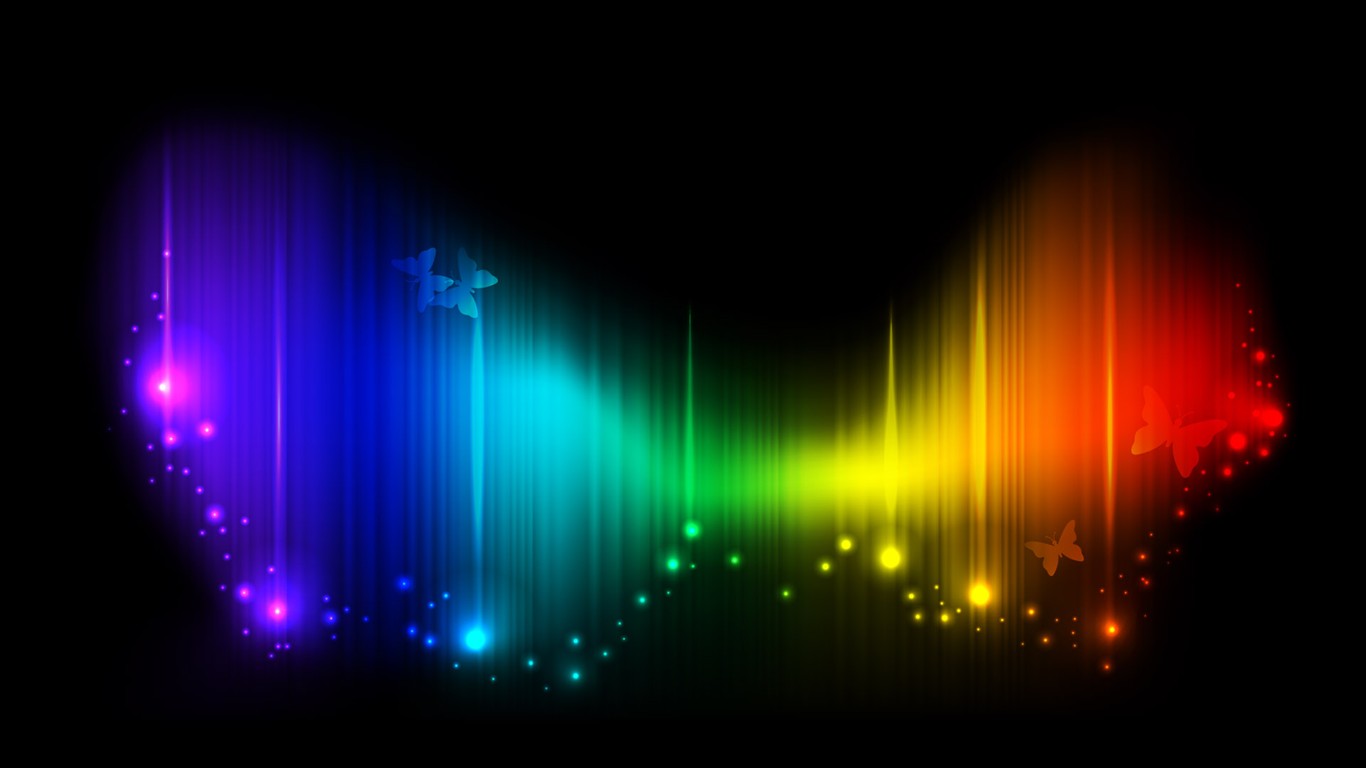 Brilliant color background wallpaper #2 - 1366x768