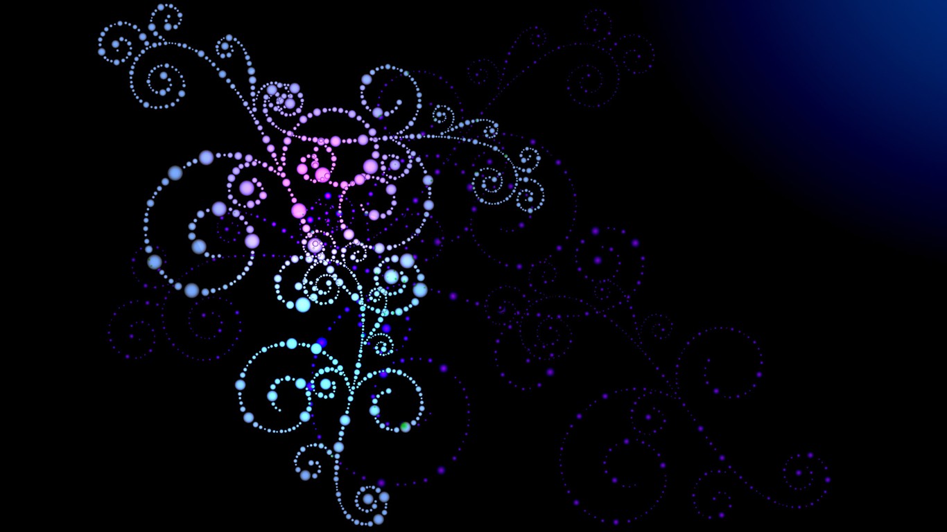 絢麗色彩背景壁紙 #7 - 1366x768