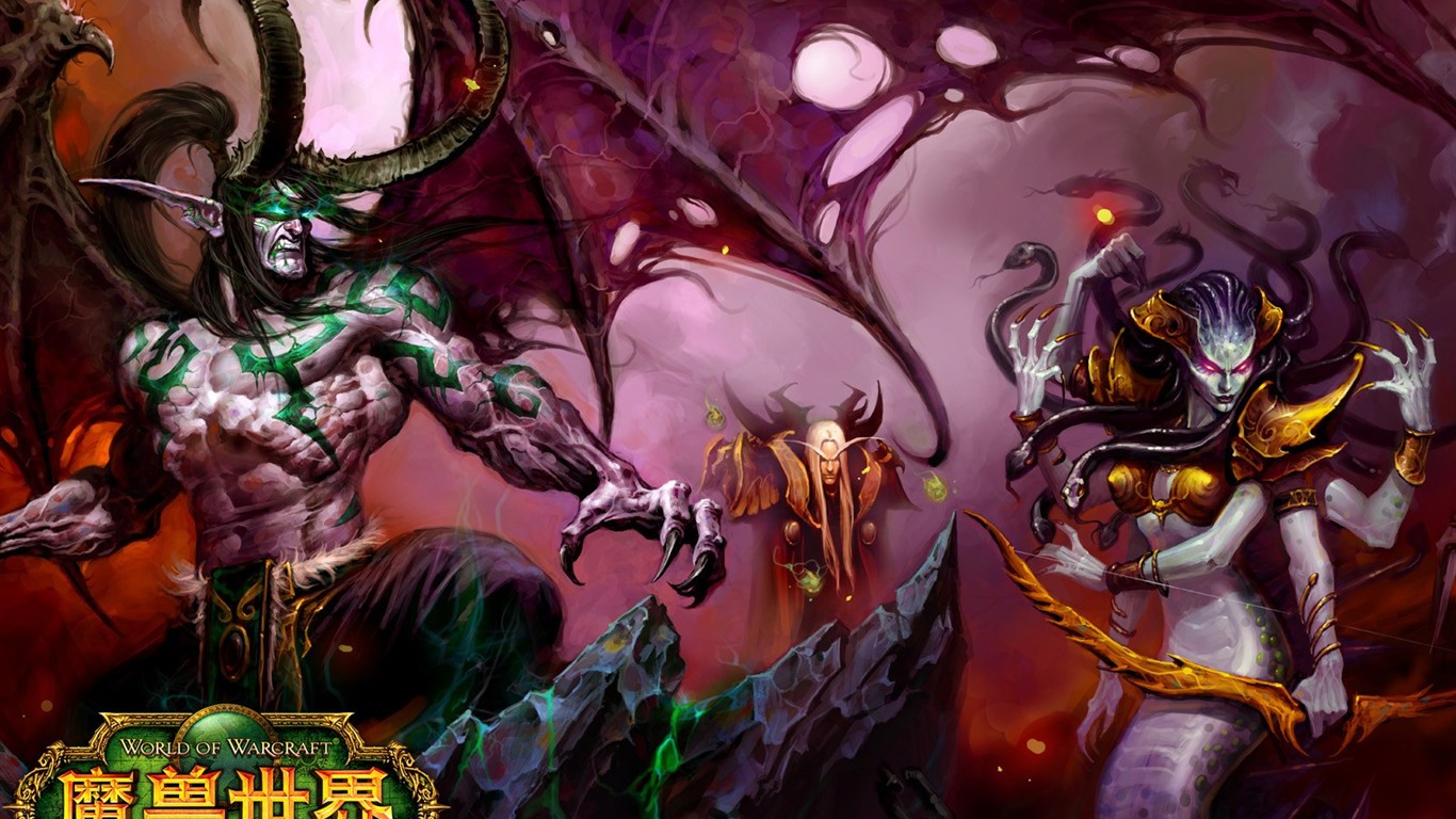 World of Warcraft: fondo de pantalla oficial de The Burning Crusade (2) #28 - 1366x768