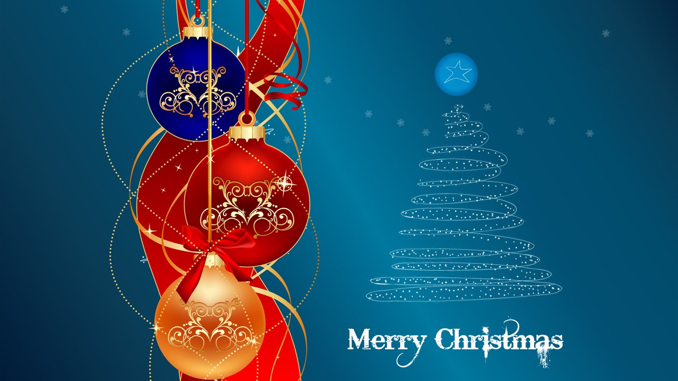 Exquisite Christmas Theme HD Wallpapers #25 - 1366x768