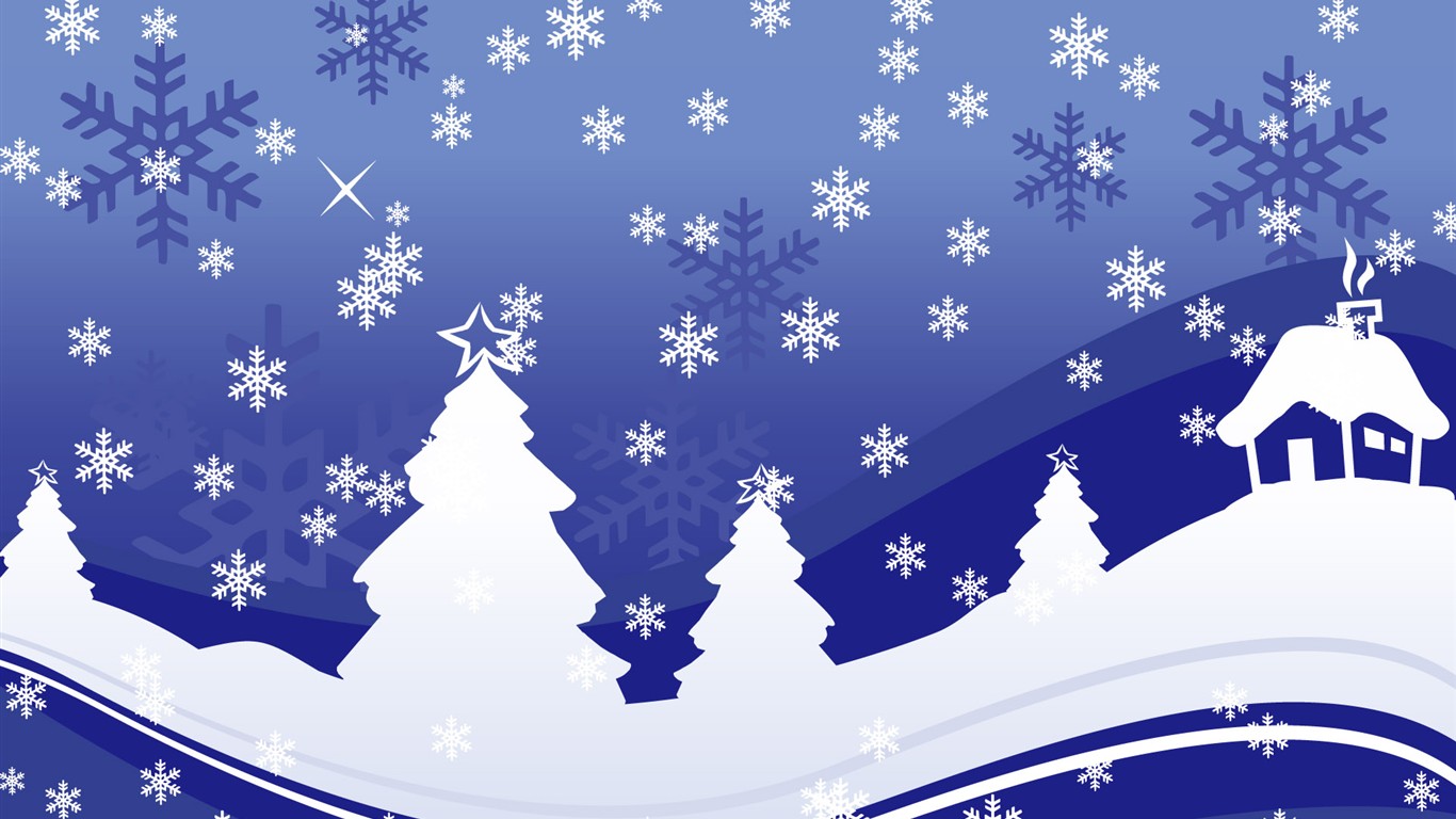 Exquisite Christmas Theme Fonds d'écran HD #33 - 1366x768